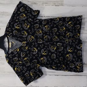 *0824 Tafford Halloween "Pumpkin" Scrub Top